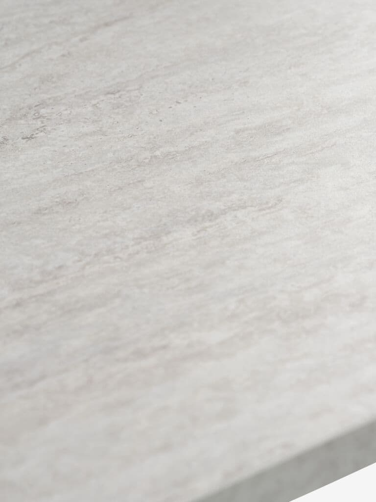Mesa de jantar KRONDAL Ø110 cor travertino