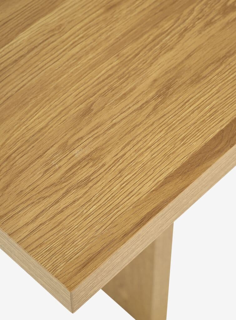 Mesa de jantar MUNKEBY 100x220 cor carvalho