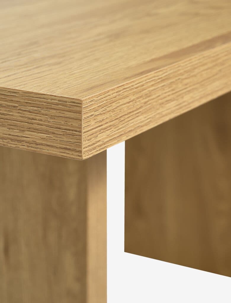 Mesa de jantar MUNKEBY 100x220 cor carvalho