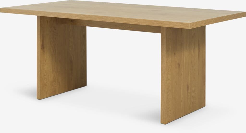 Mesa de jantar MUNKEBY 90x180 cor carvalho tom quente