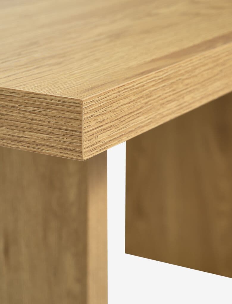 Mesa de jantar MUNKEBY 90x180 cor carvalho tom quente