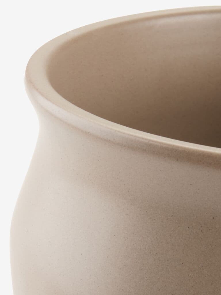 Vaso HARALDUR Ø20xA17cm cinzento quente