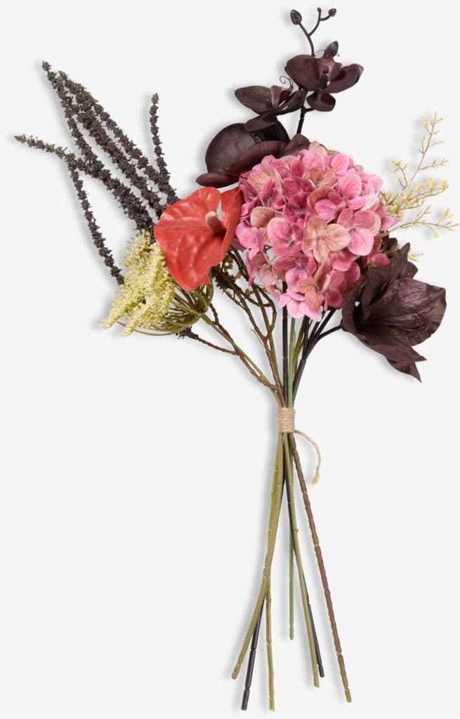Ramo de flores artificias GODFRED A70cm roxo escuro