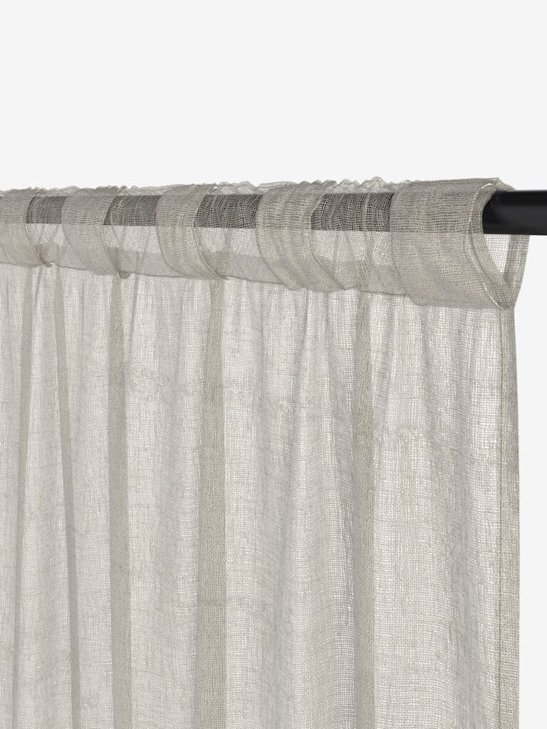 Cortinado UNNEN 1x140x300 areia efeito linho