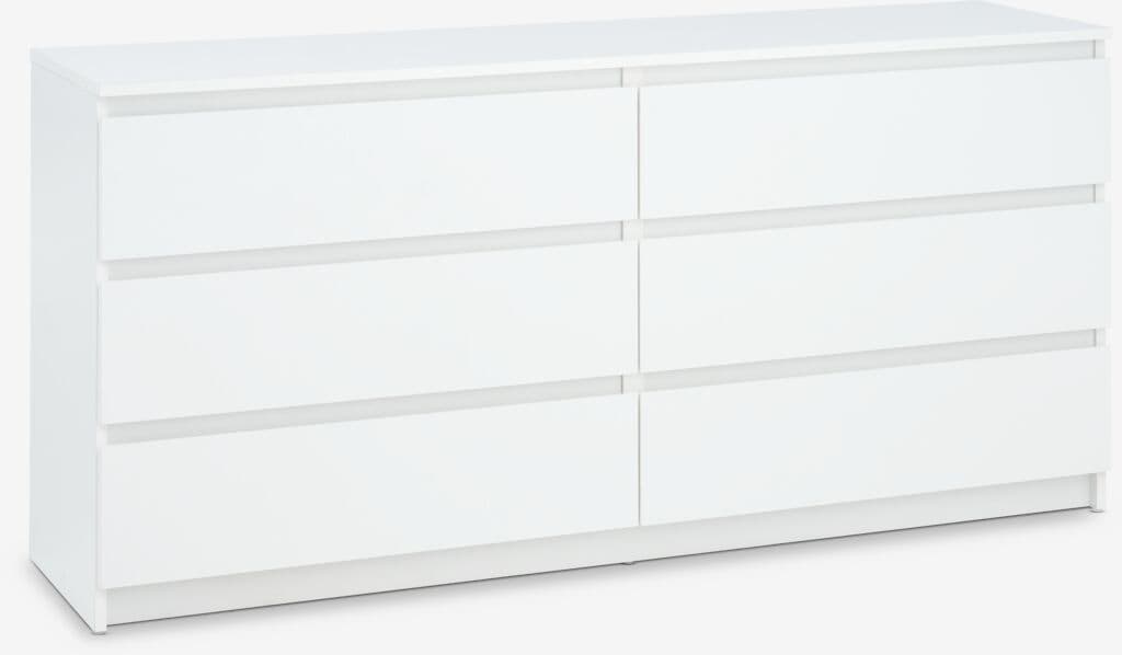 Cómoda TANGE 3+3 gavetas branco