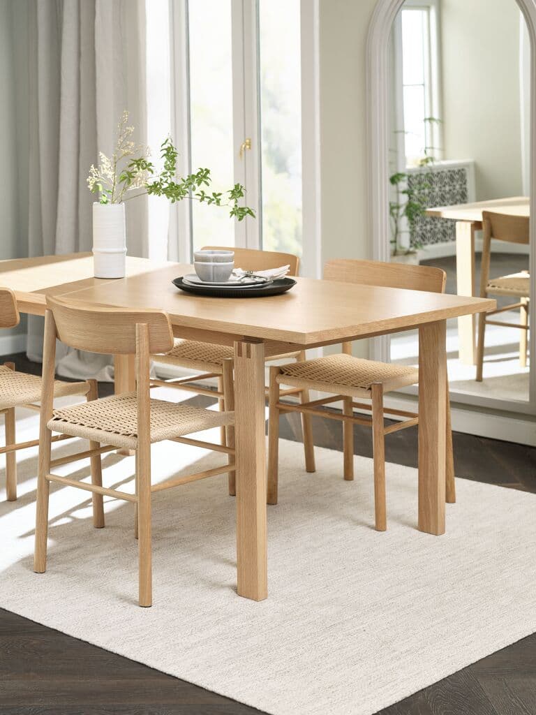 Mesa de jantar MEJLSKOV 90x180 carvalho
