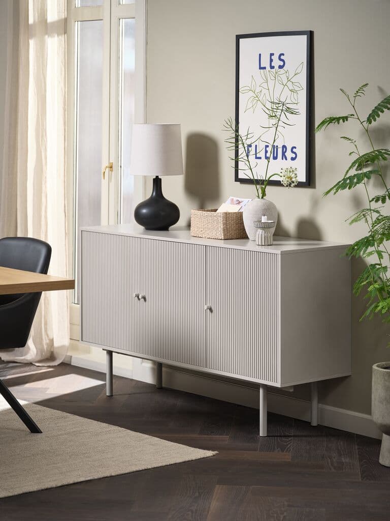 Aparador OVTRUP 3 portas bege
