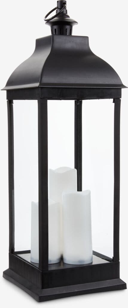 Lanterna ANKA L24xC24xA70 com LED preto