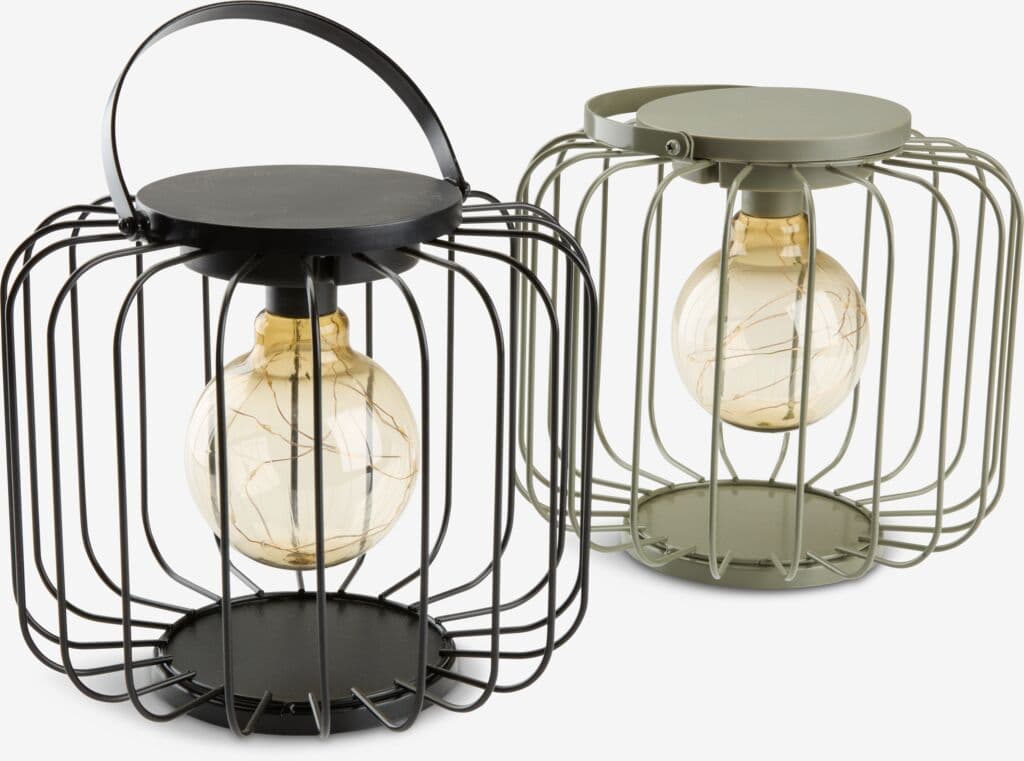 Candeeiro decorativo GLENTE Ø24xA21cm sortido