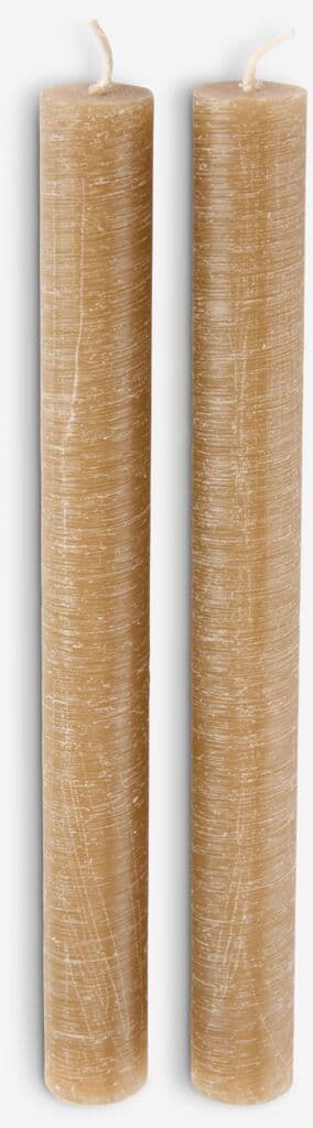 Vela BERTEL A22cm verde azeitona 2 unidades