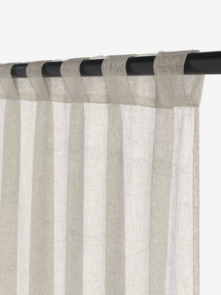 Cortinado UNNEN 1x140x300 areia efeito linho