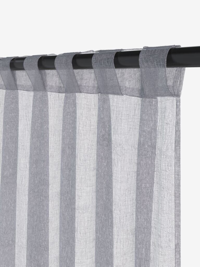 Cortinado UNNEN 1x140x300 cinzento efeito linho