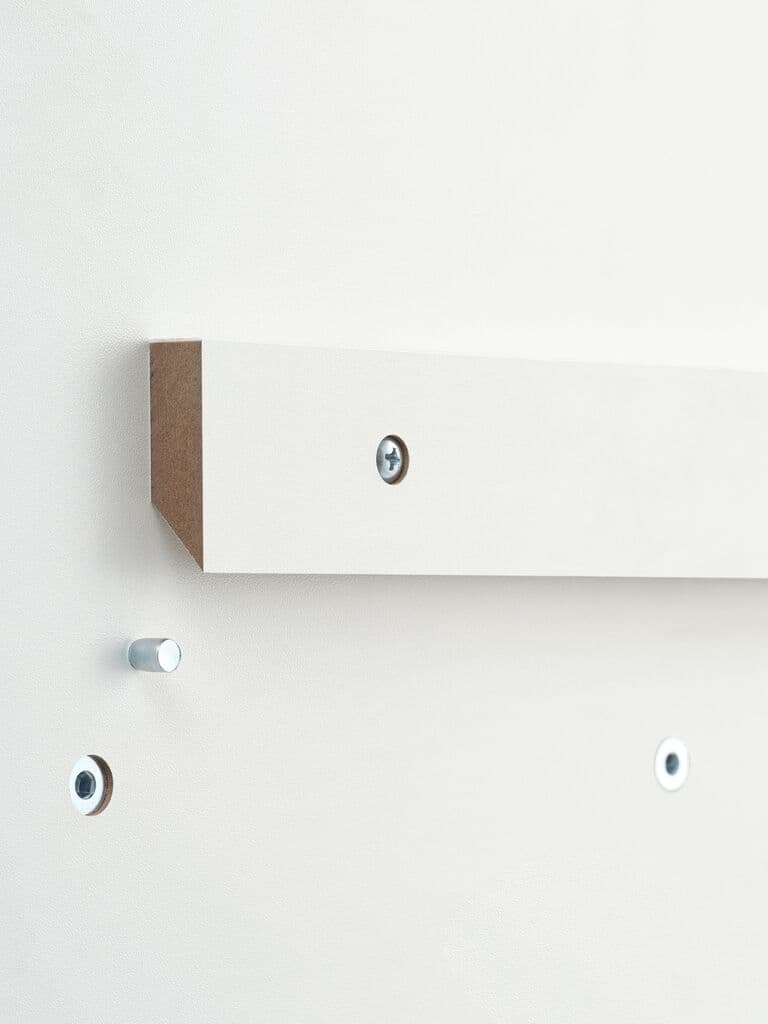 Estante de parede KARSTOFT 4 prateleiras branco