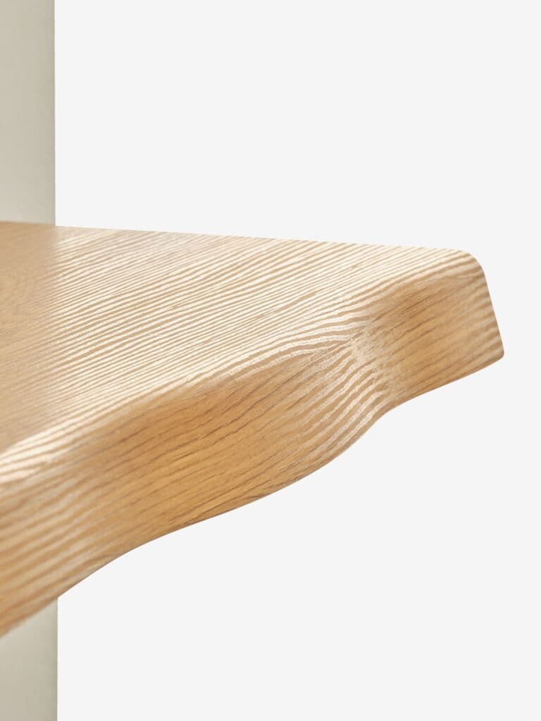 Prateleira flutuante TERP 80x24 bordo natural cor carvalho