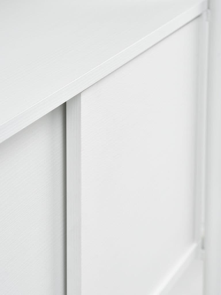 Estante LINDVED 6 prateleiras 2 portas branco