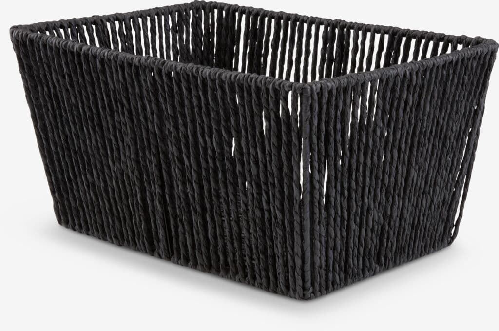 Cesto LARSEMIL L23xC33xA17cm preto