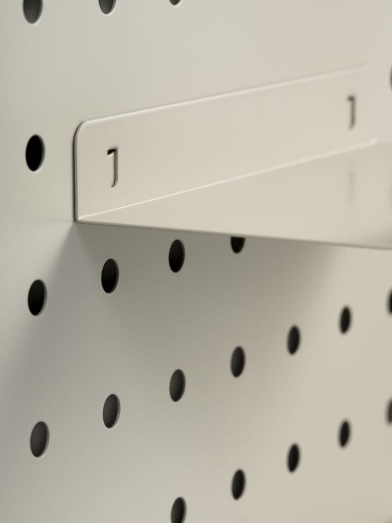 Painel escritório FUNDER 52x42 com acessórios bege