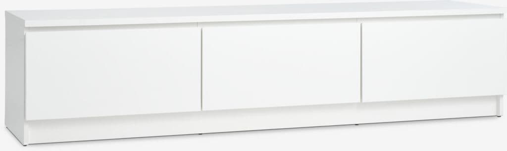 Móvel TV LIMFJORDEN 2 gavetas 1 porta branco