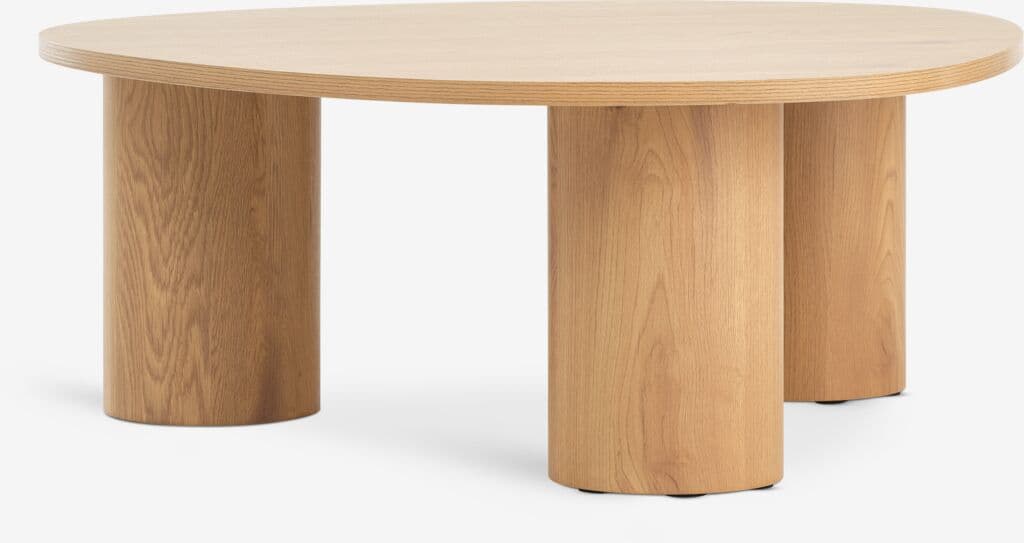 Mesa de centro RAVNSBJERG 90x90 cor carvalho natural