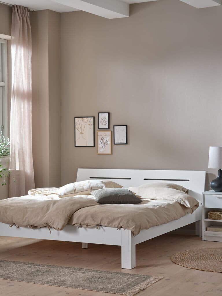 Estrutura de cama OLSKER 180x200 branco