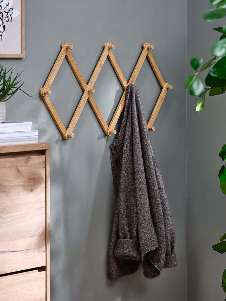 Cabide VANDSTED 10 ganchos bambu