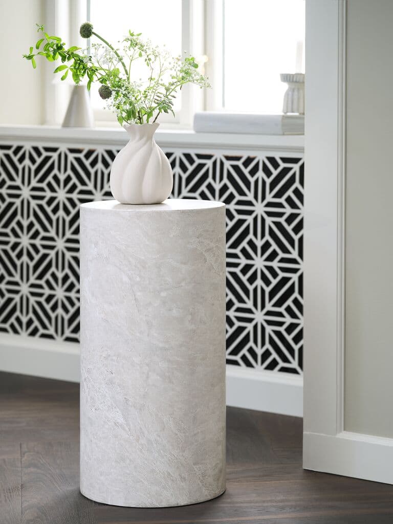 Pedestal LUMBY Ø30 cor mármore