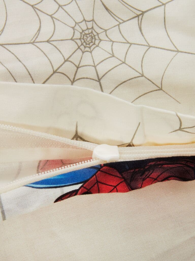 Conjunto capa edredão SPIDERMAN 155x220 branco