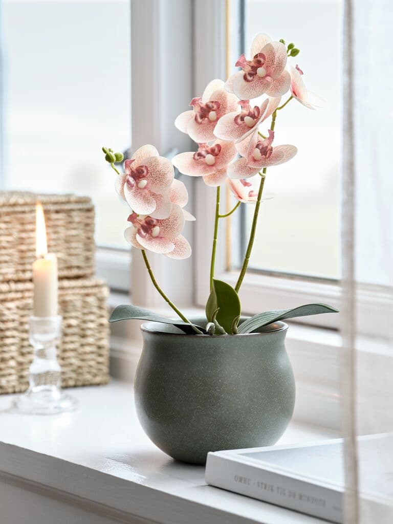 Planta artificial GUDJON A35cm orquídea rosa