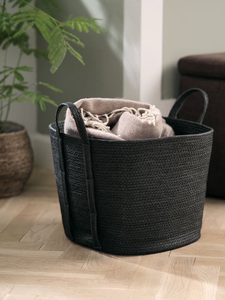 Cesto HJALTI L37xC37xA41cm preto