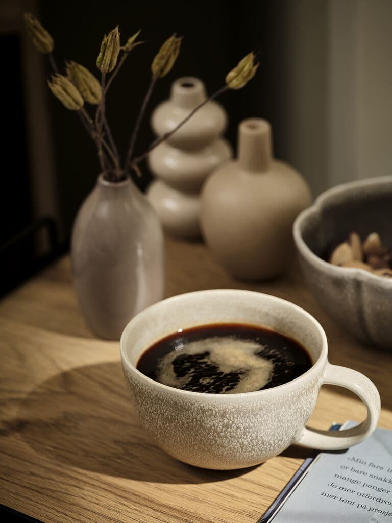 Chávena de café DANFRED Ø11xA7cm 35cl bege