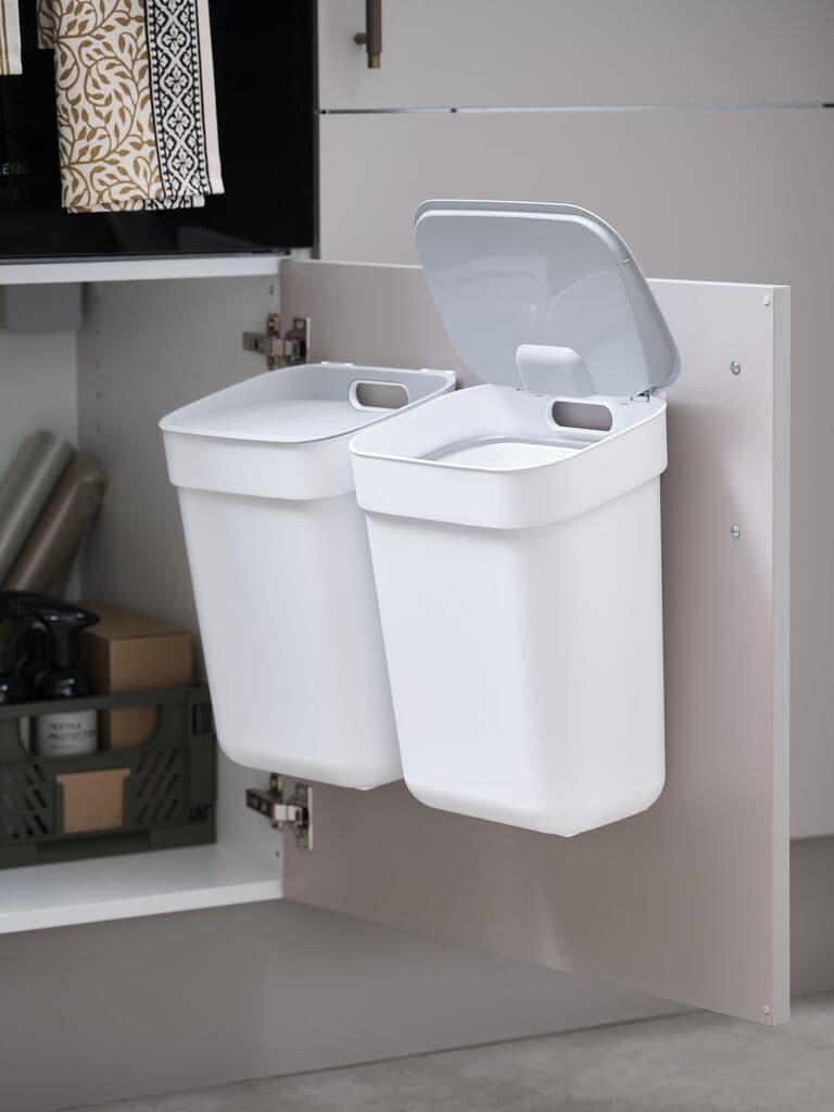 Balde de lixo READY TO COLLECT 10L branco