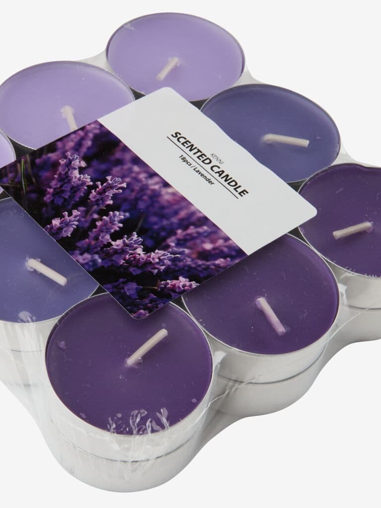 Velas pequenas KENNI 18 unidades alfazema
