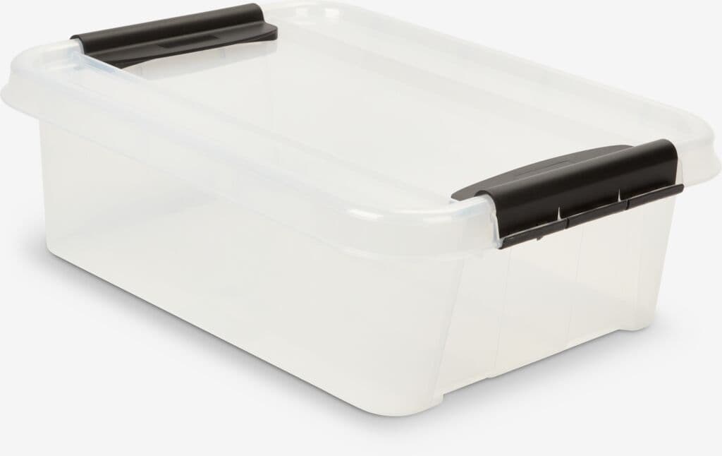 Caixa de arrumação PROBOX 21L com tampa transparente