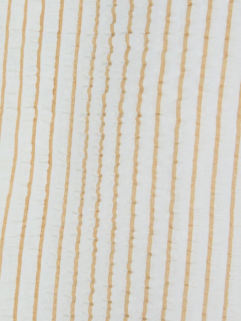 Conjunto capa edredão seersucker STINNE 155x220 branco/bege