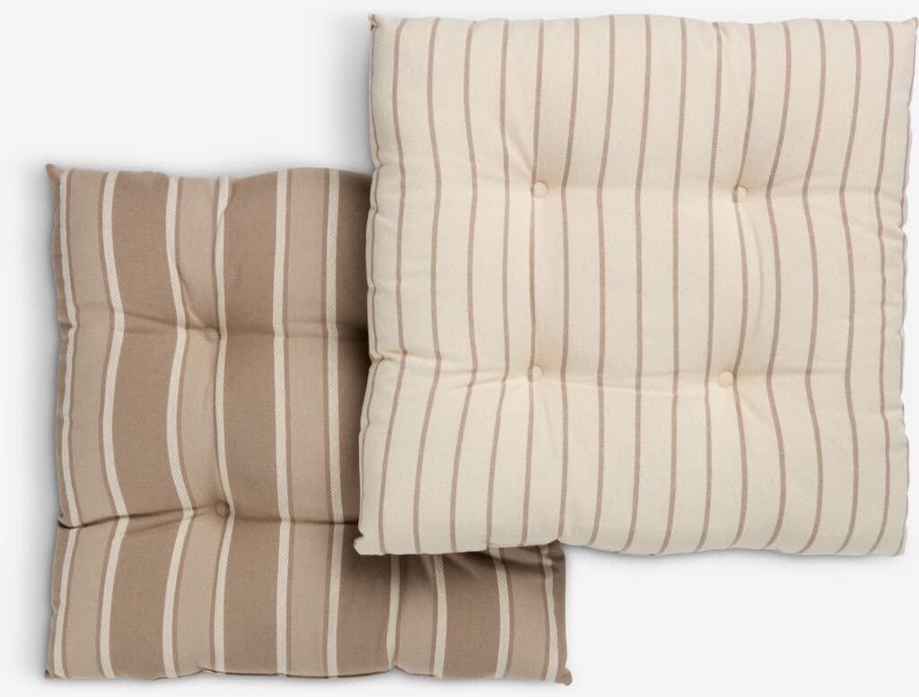 Coxim para cadeira MISTEL 40x40x7 areia escuro
