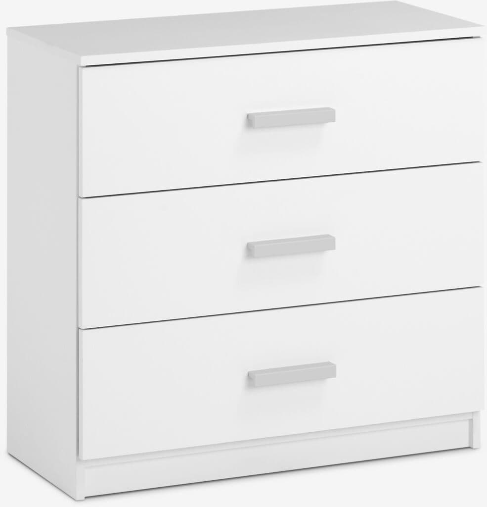 Cómoda TAPDRUP 3 gavetas branco