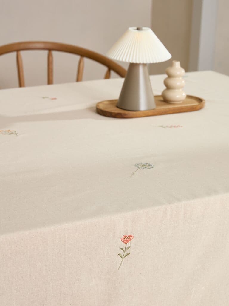 Toalha de mesa PELARGONIA 140x240 beje