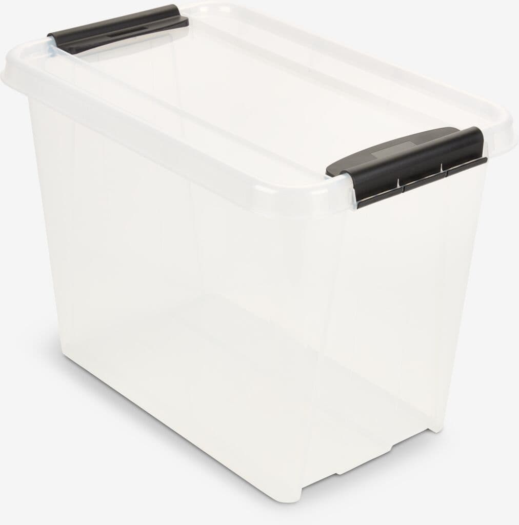 Caixa de arrumação PROBOX 65L tampa transparente