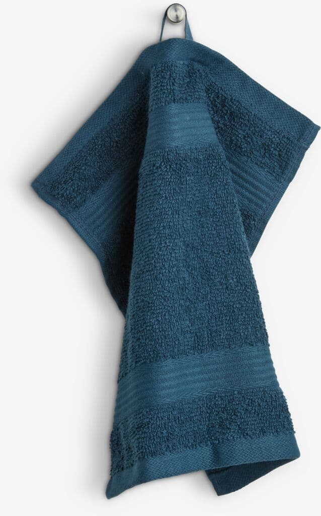 Toalha de rosto KARLSTAD 28x30 azul-marinho