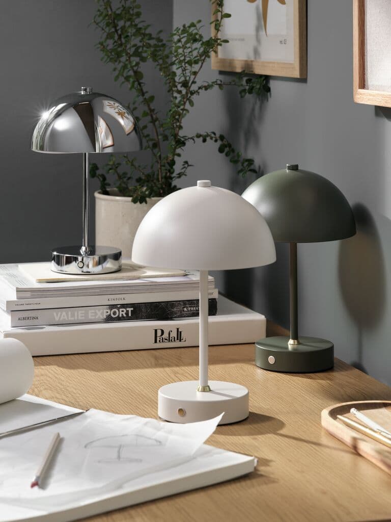 Candeeiro decorativo KENT Ø16xA25cm tátil e temporizador