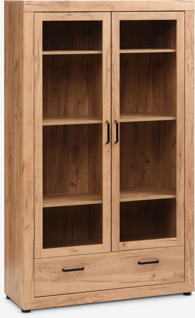 Vitrine LINTRUP 2 portas cor carvalho