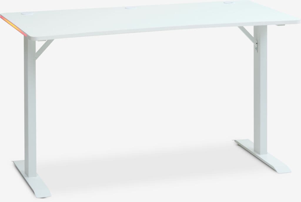 Mesa gaming HALBJERG 62x135 com LED branco