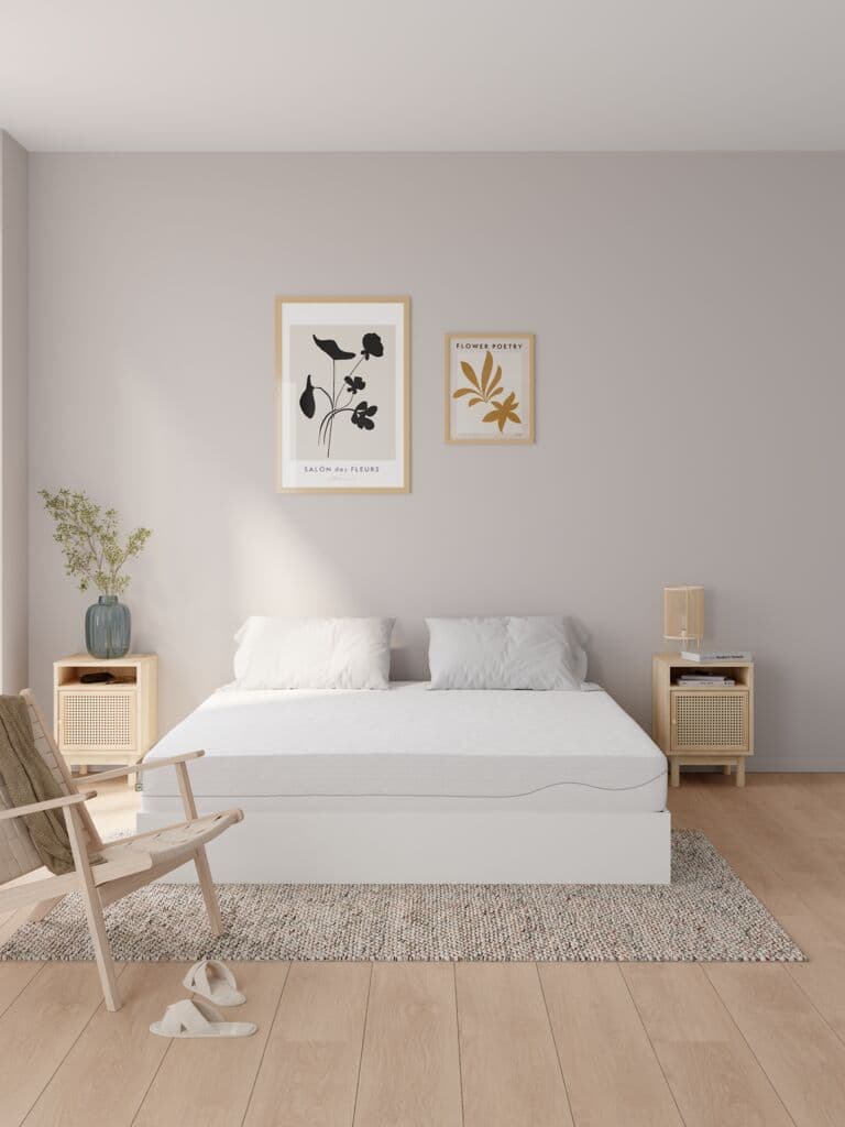 Colchão espuma 180x200cm WELLPUR KVITA GF85 branco