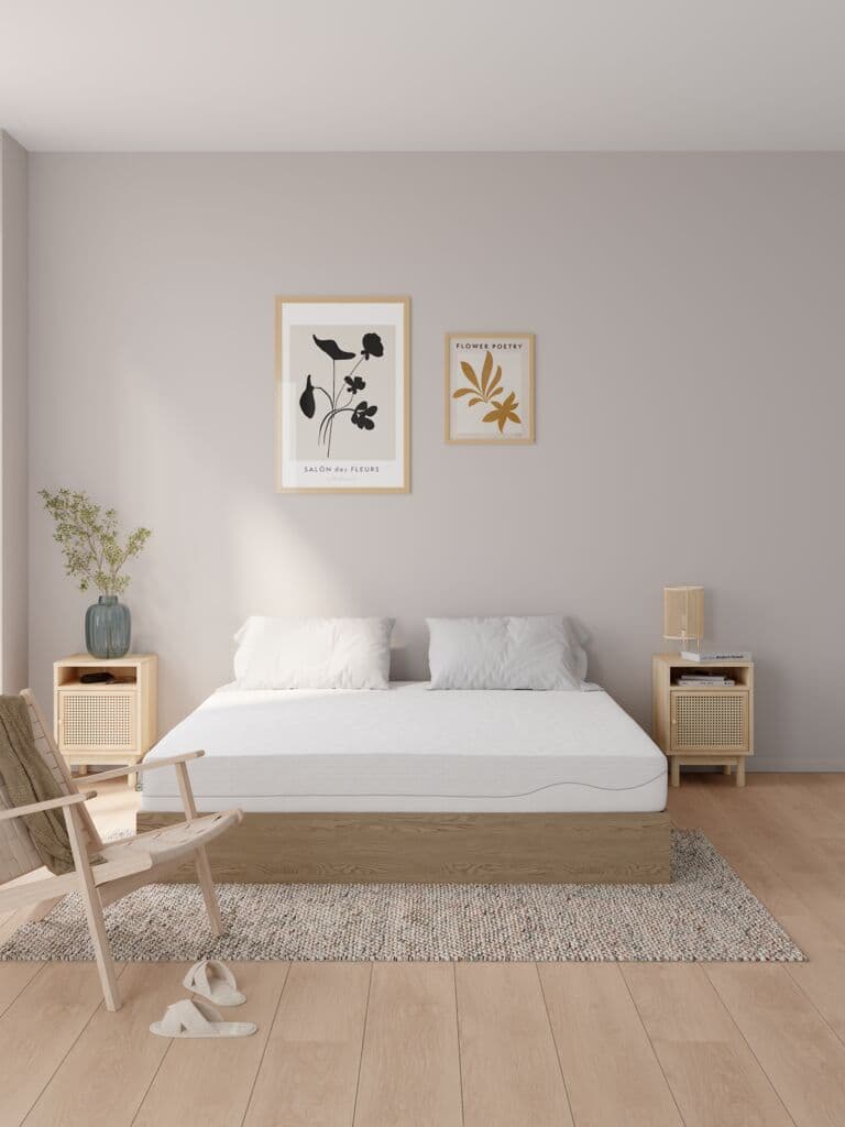 Colchão espuma 180x200cm WELLPUR KVITA GF85 branco