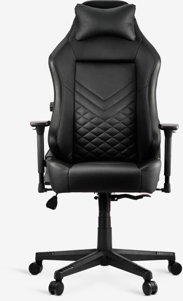 Cadeira gaming ABILDAA pele sintética preto