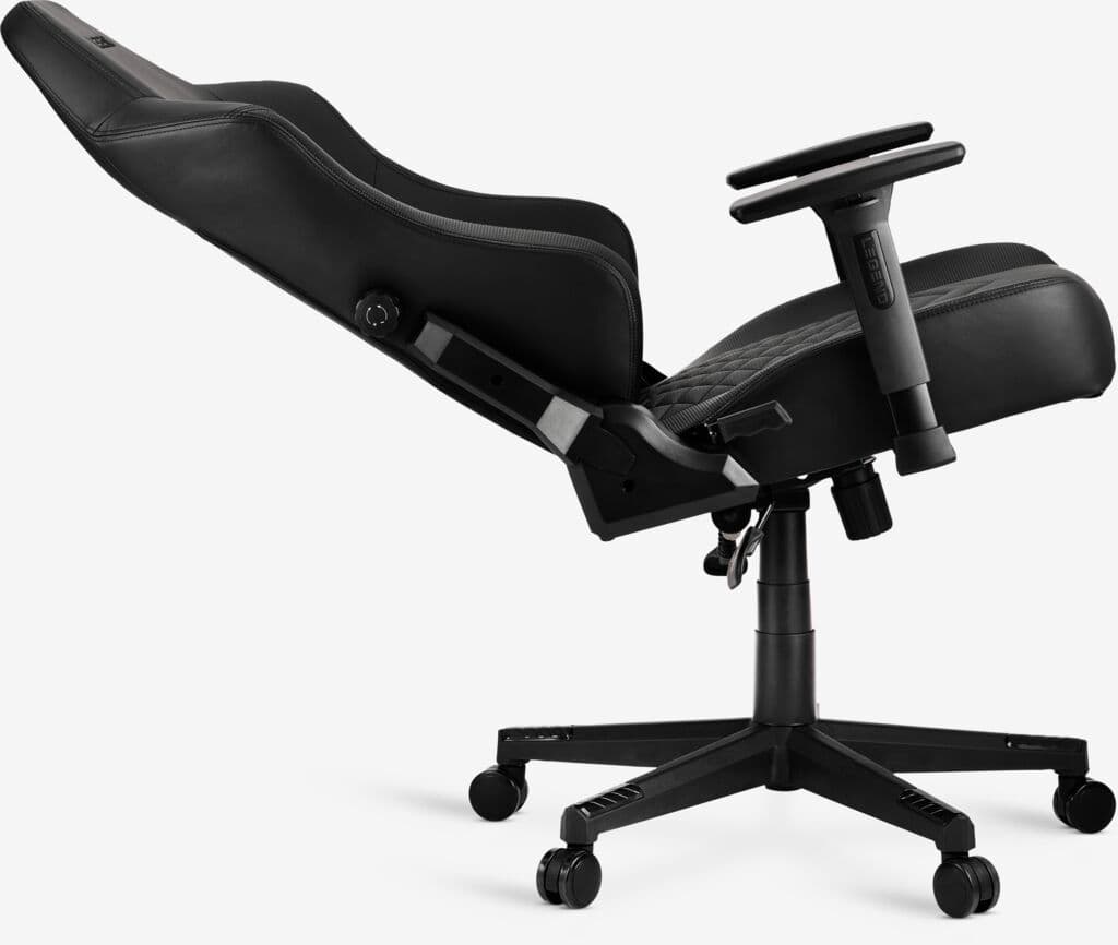 Cadeira gaming ABILDAA pele sintética preto