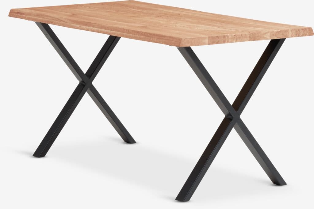 Mesa de jantar ROSLEV 80x140 carvalho natural/preto