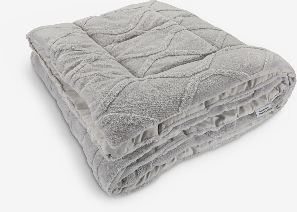 Edredão sherpa 155x220 MIDTRONDEN quente