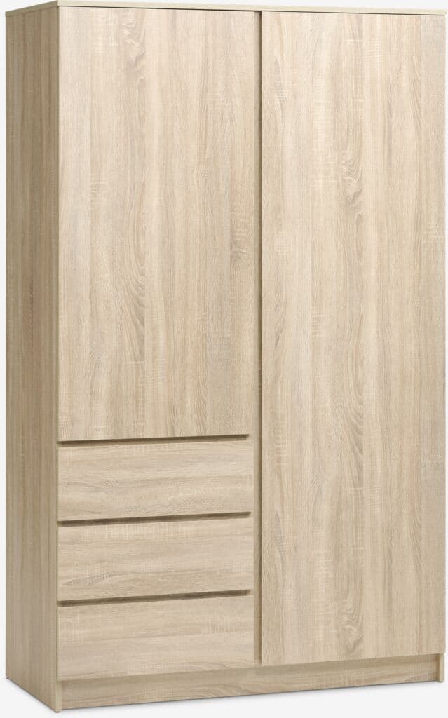 Roupeiro LIMFJORDEN 120x200 combi cor carvalho claro