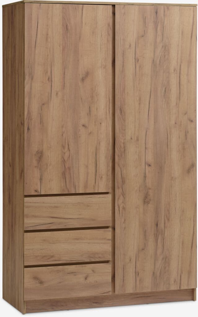 Roupeiro LIMFJORDEN 120x200 combi cor carvalho natural